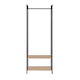 image 2 of Scala Open Wardrobe with 2 Shelves Brown | Oak / Natural