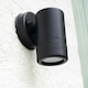 image 5 of ValueLights Black Outdoor Wall Downlight with 5W Warm White Bulb | Black