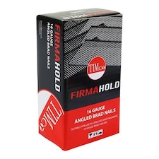 Timco - FirmaHold Collated Brad Nails - 16 Gauge - Angled - A2 Stainless Steel (Size 16g x 38 - 2000 Pieces)