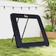 image 6 of HOMCOM Football Training Net, Target Goal W/ Adjustable Angles - Black | Black | Black