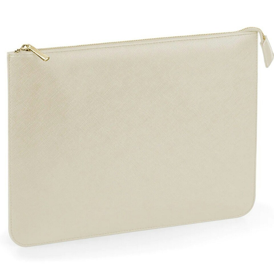 Bagbase Boutique Zipped Document Wallet - Oyster - One Size
