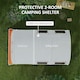 image 3 of Outsunny Camping Tent, 3000mm Waterproof Family Tent for 5-6 Man, Orange
