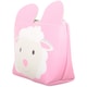 image 3 of Lorenz Childrens Novelty Faux Leather Animal Coin Money Holder Purse with Key Ring | Pink | Sheep
