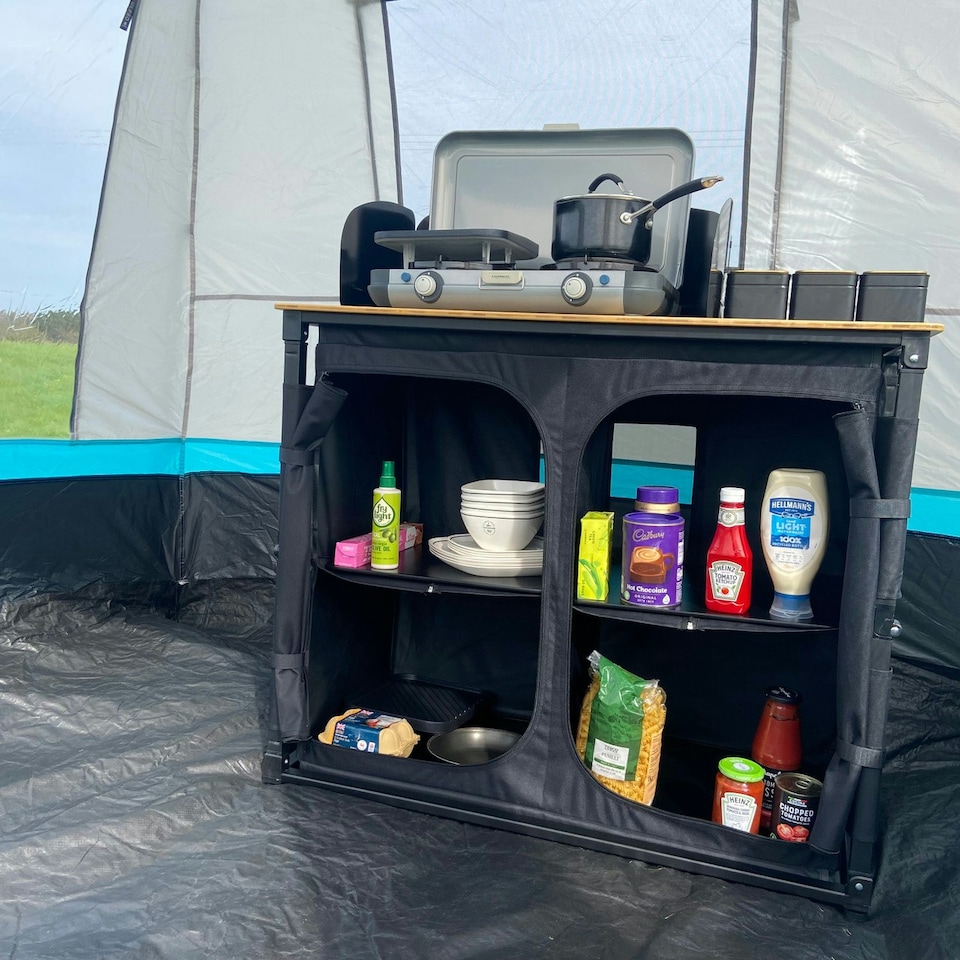 image 1 of Deluxe Camp Kitchen With Double Cupboard