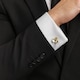 image 2 of Golden Propeller Cufflinks - Onyx Art CK124