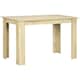 image 1 of HOMCOM Dining Table for 4-6 People, Wood Effect Tabletop