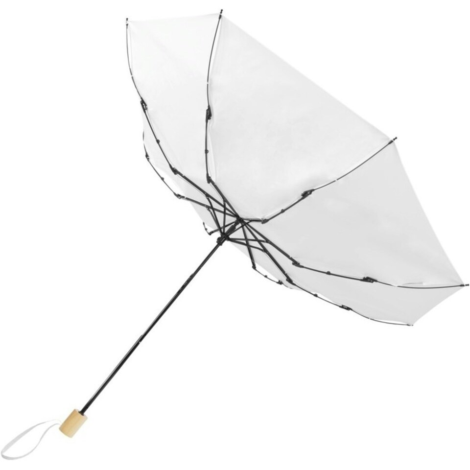 image 1 of Avenue Birgit Recycled Folding Umbrella - White - One Size