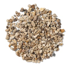 Burnt Amber Bulk Bag 850 kg Chippings - 8-12 mm Autumn Golden Stone - L100 x W100 x H80 cm