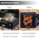 image 4 of Tabletop Folding Charcoal BBQ Grill Portable Outdoor Barbecue for Travel & Picnic White