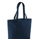 image 2 of Brand Lab Plain Organic Oversized Tote Bag - Navy - One Size Blue