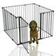 image 1 of Bettacare Pet Pen, 105cm x 105cm, Black, 70cm High, Dog Pen for Pets and Puppies, Dog Playpen suitable for Indoor and Outdoor use Black