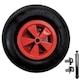 image 8 of Replacement 13" x 3" Pneumatic Garden Wheelbarrow Wheel With Axle