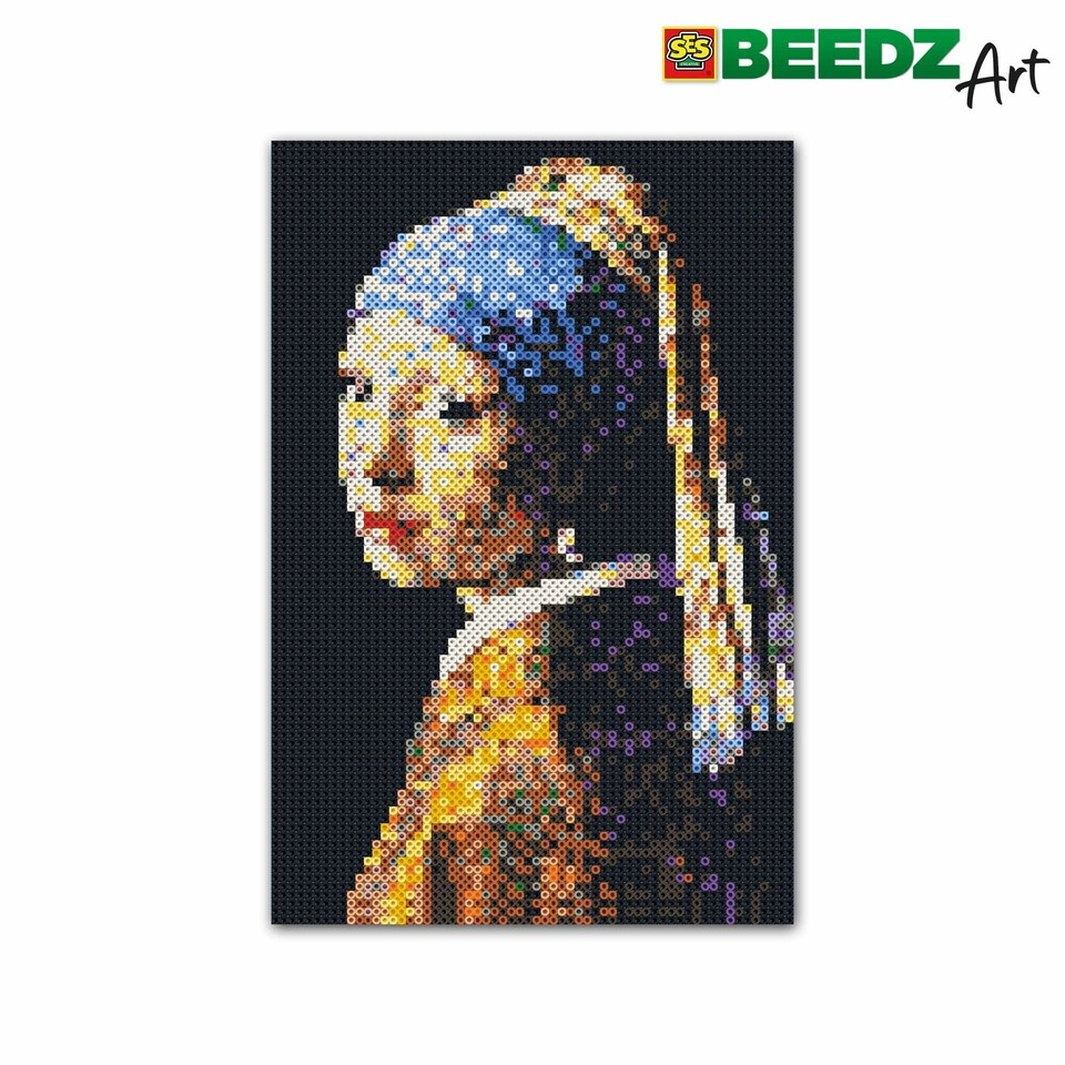 image 1 of SES Creative Beedz Art Vermeer, Girl with a Pearl Earring 7000 Pieces