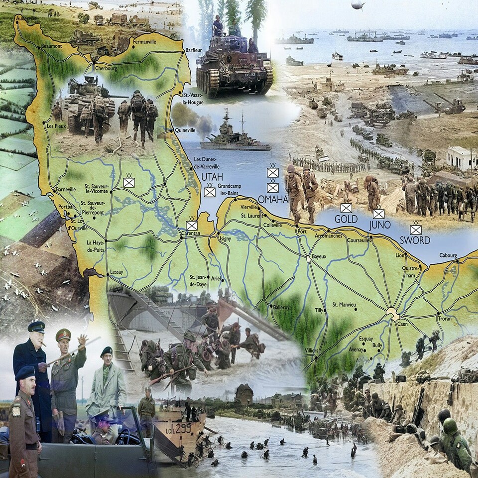 image 1 of Imperial War Museums D-Day 1000 Piece Jigsaw Puzzle