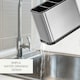 image 6 of Kitchen Utensils Caddy Stainless Steel Cutlery Holder Organizer Dishwasher Safe N/A