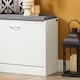 image 6 of SoBuy Shoe Storage Bench with Flip Drawer & Cushioned Seat, White, 23.6x9.4x18.5 in, 11.9 kg - FSR16-K-W
