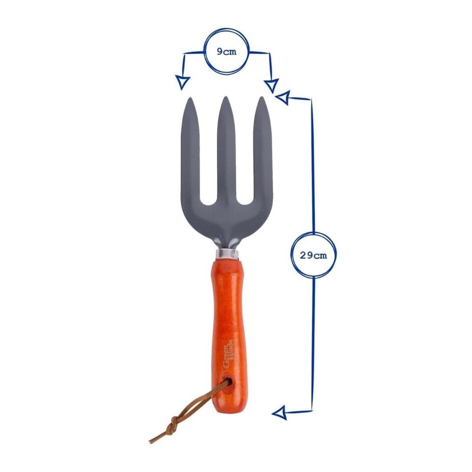 image 1 of Marco Paul Heavy Duty Hand Fork with Wooden Handle