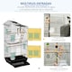 image 10 of PawHut Bird Cage for Budgies, Finches, Canaries w/ Accessories, Toys, Tray