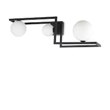 ANGOLO 3 Light Globe Ceiling Light Black