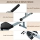 image 5 of HOMCOM 12 Level Fitness Rowing Machine Cardio Fitness Workout and Gym Training