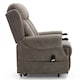 image 4 of Halton Electric Fabric Heavy Duty Single Motor Rise Recliner Lift Mobility Chair (Brown)