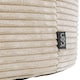 image 5 of Milano Beanbag Footstool Corduroy Natural Beige