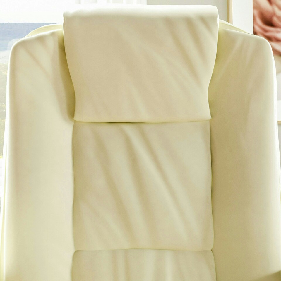 image 1 of Vida Designs Charleton Office Chair Computer Desk Table Chair, Cream