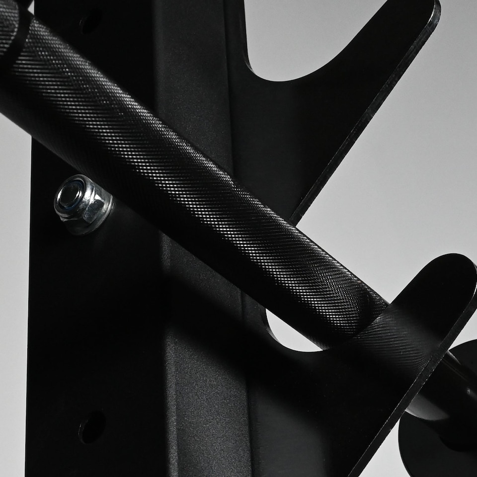 image 1 of GYM SETS GymSets Olympic 2" Barbell | - 7ft Barbell + Clips / Black