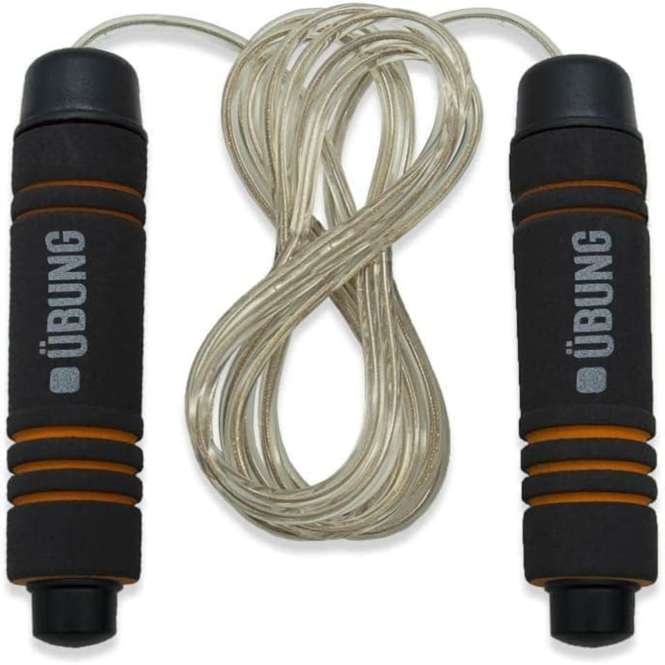 image 1 of UBUNG Weighted Skipping Rope Tangle Free Fitness Jump Rope 3m