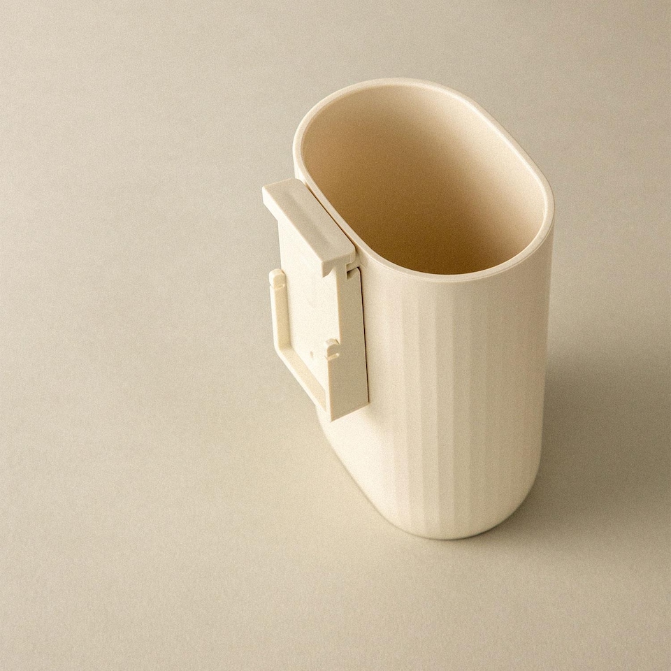 image 1 of COSMIC Toothbrush holder White Wall/Freestand Compatible with ALIFE Collection