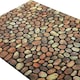 image 4 of Stone Pebble Stylised Indoor & Outdoor Mat - Beige