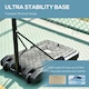 image 7 of HOMCOM Basketball Stand 175-215cm Adjustable Height Sturdy Hoop w/ Wheels Base