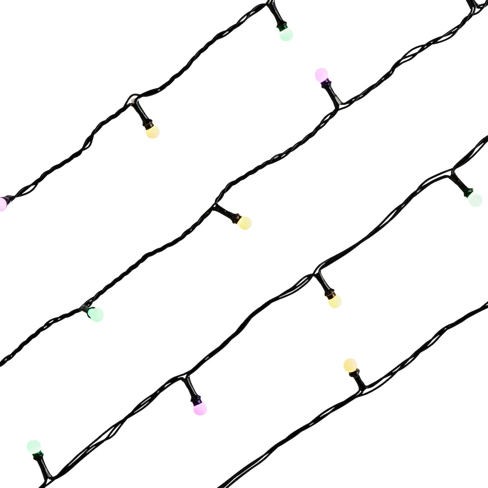 image 1 of ValueLights 240 Multi Coloured Bubble String Lights