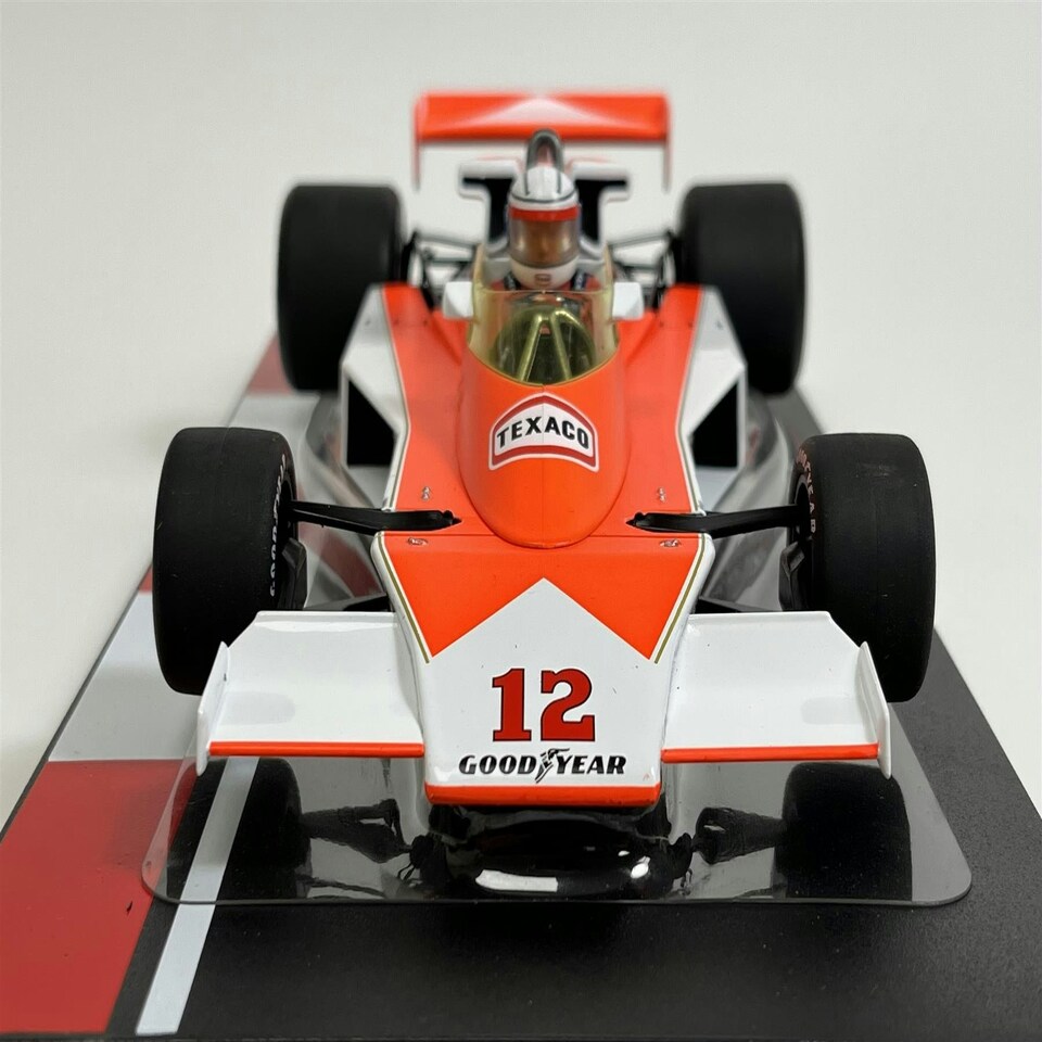 image 1 of McLaren Ford M23 #12 Texaco Jochen Maas 3rd GP Germany 1976 1:18 Model Car Group 18613F