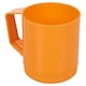 image 2 of 6 Set 260ml Plastic Mug Tumbler Cup & Handle Party BBQ Microwave Dishwasher Safe | Orange | Orange