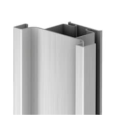 FittingsCo, Gola D Profile Vertical Central 2670mm Length 20mm Depth Anodised Aluminium, Brass Anodised