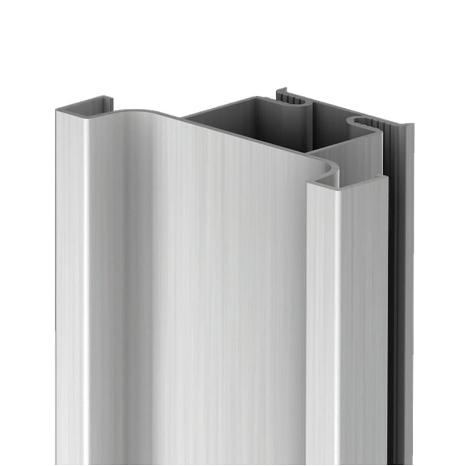 FittingsCo, Gola D Profile Vertical Central 2670mm Length 20mm Depth Anodised Aluminium, Brass Anodised