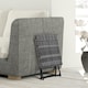 image 8 of Outsunny Folding Square Rattan Coffee Table w/ Steel Frame Bistro Garden Grey