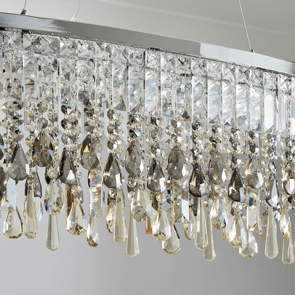 image 1 of BHS Jennifer Diner Ceiling Pendant, Chrome