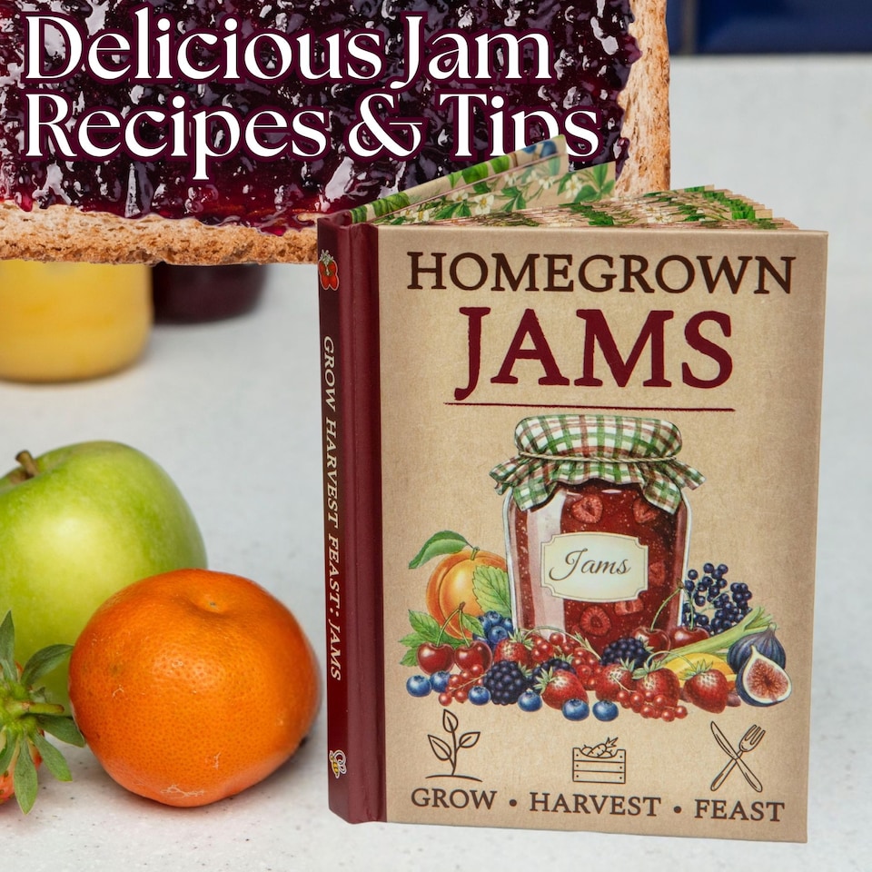 image 1 of Homegrown Jams Recipe Book A Guide to Growing & Cooking Your Own Jam