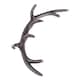 image 3 of Homescapes Deer Antler Cast Iron Coat Hook, 8 Hooks