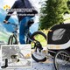image 9 of PawHut Pet Stroller Dog Jogger Folding Bike Cargo Trailer Carrier Bicycle Black