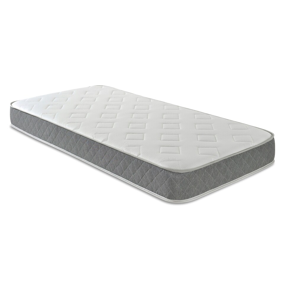 image 1 of Essentials Jump n Tac Hybrid Mattress - 7.5" Deep, Soft Feel | Grey | Single