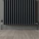 image 2 of Talus Flair - Anthracite Thermostatic Radiator Valve & Lockshield Angled 10mm