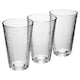 image 3 of 300ml Drinking Glasses Sets Glassware Cup Patterned Water Juice Cocktail Tumbler | Clear | Clear | Set of 6 London