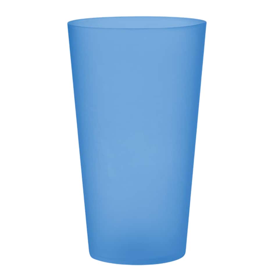 image 1 of MidOcean Festa Large PP Plastic 500ml Party Cup | Blue | Transparent Blue | One Size | 1