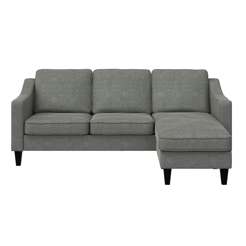 image 1 of Brighton Sectional 3-Seater Sofa Grey | Grey | GREY | Three Seater