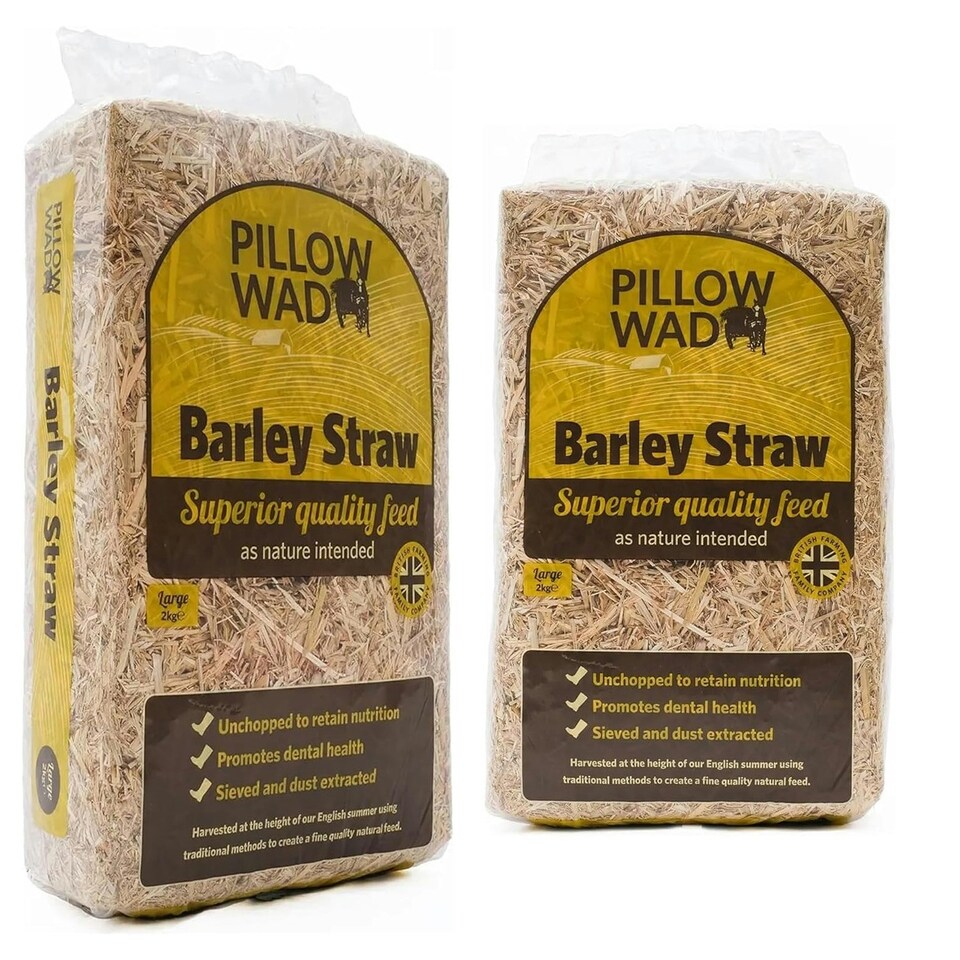 image 1 of 2 x 2KG Barley Straw Bedding For Chickens, Rabbits & Tortoise