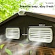 image 6 of Outsunny 6.2 x 4.3ft Garden Metal Shed with Vent for Garden, Patio, Oak 