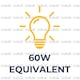 image 6 of UniBulb LED GLS B22 Bayonet Cap (BC) 806lm 7.3W (Replaces 60W) 3000K (Warm White) Light Bulb - Pack of 4 | Clear | Warm White | 4